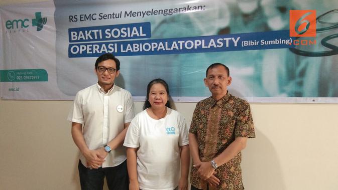 Operasi Bibir Sumbing Sebaiknya Dilakukan di Usia Anak-anak Biar si Kecil Tidak Minder. Inilah Tujuan RS EMC Sentul Mengadakan Bakti Sosial Berupa Operasi Bibir Sumbing Gratis (Foto: Giovani Dio Prasasti/Liputan6.com)