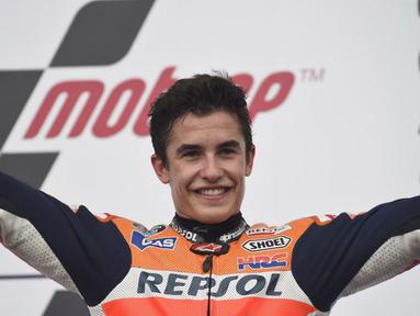 Marc Marquez meraih podium pertama di GP AS