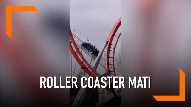 VIDEO: Evakuasi Penumpang Roller Coaster dari Ketinggian 30 Meter
