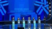 Prosesi pengundian grup untuk ajang ASEAN Championship 2026 di Jakarta, Kamis (15/1/2026). (Liputan6.com/Melinda Indrasari)