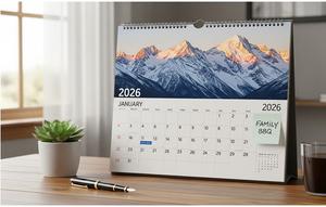 Ilustrasi kalender 2026. Foto: Gemini