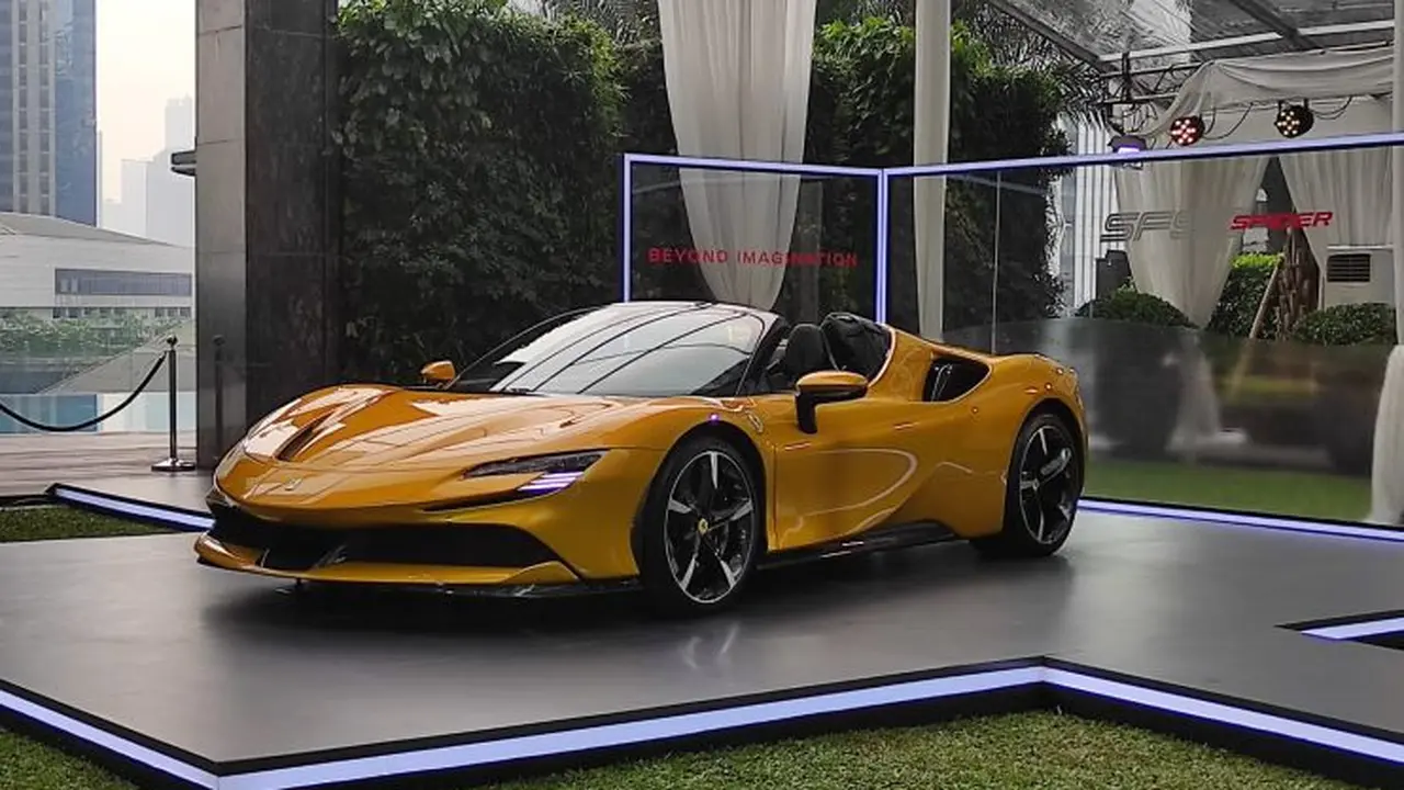 Ferrari SF 90 Resmi Jadi Mainan Baru Orang Kaya di Indonesia (Arief A/Liputan6.com)