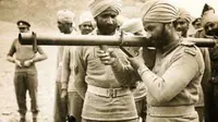 Para tentara Sikh yang direkrut dalam militer Inggris diwajibkan memakai turban. (dok. Instagram @sikhmilitaryhistory/https://www.instagram.com/p/BmBxPLblhZ6/Esther Novita Inochi)