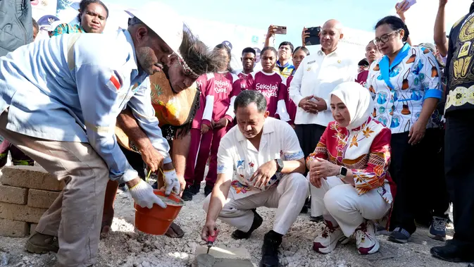 Dukung Program Prioritas Presiden, Mendagri Tito Groundbreaking Sekolah Rakyat Biak Numfor
