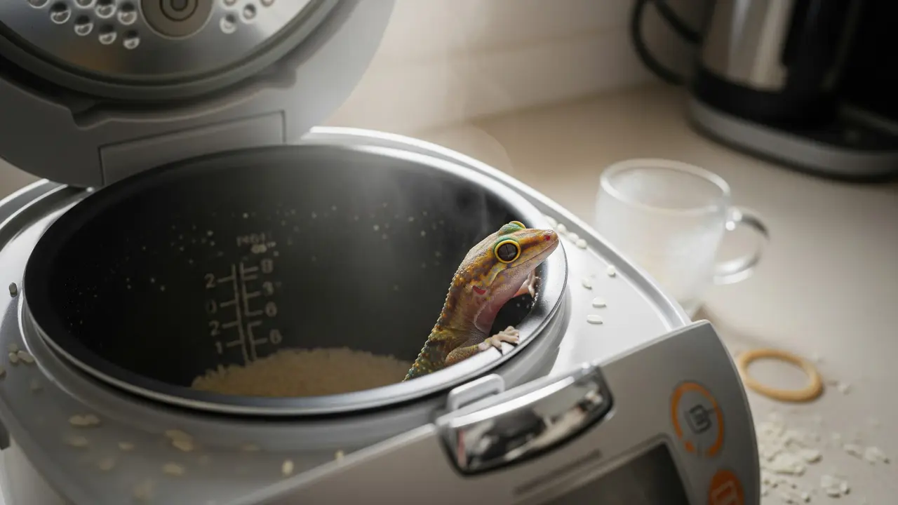 Kenapa Cicak Bisa Masuk Ricecooker?
