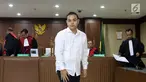 Eka Kamaludin usai menjalani sidang perdana di Pengadilan Tipikor, Jakarta, Kamis (20/9). Sidang beragendakan pembacaan dakwaan dari Jaksa Penuntut Umum KPK. (Liputan6.com/Helmi Fithriansyah)