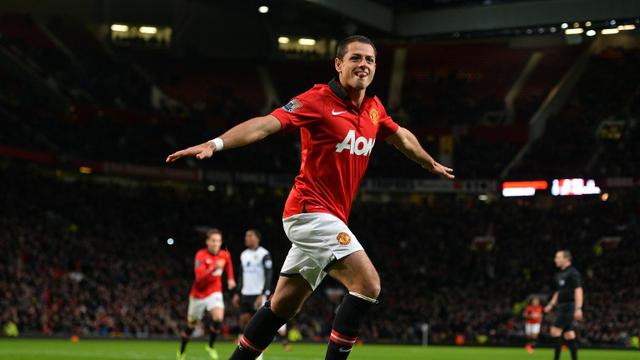Striker Manchester United Javier `Chicharito` Hernandez