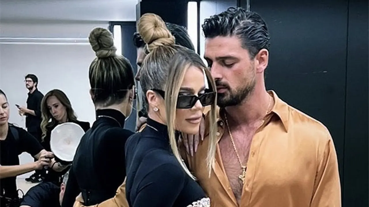 Khloe Kardashian dan Bintang 365 Days Michele Morrone. (Foto: Instagram Stories/iammichelemorroneofficial)