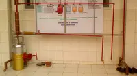 Destilator atau alat pengubah sampah plastik menjadi BBM di SMK Negeri 2 Bawang, Banjarnegara. (Foto: Liputan6.com/Widarto/Muhamad Ridlo)