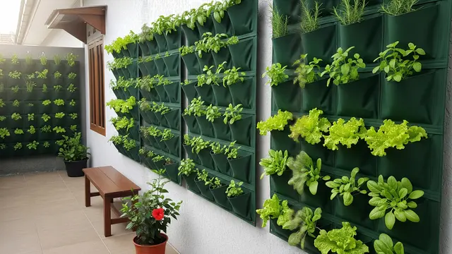 Model Kebun Sayur Dekat Teras Samping yang Sempit tapi Rapi