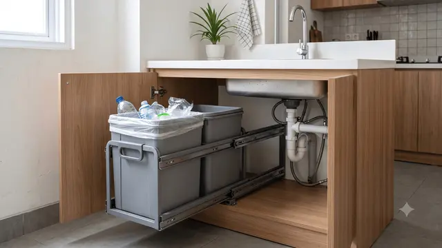 Desain Tempat Sampah Tersembunyi