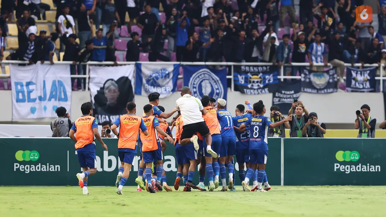 Foto: PSIM Juara Pegadaian Liga 2 2024/2025, Tumbangkan Bhayangkara FC 2-1 di Menit Injury Time