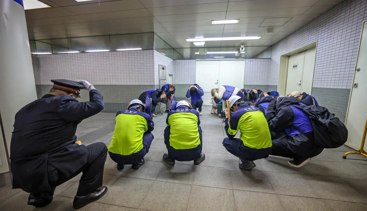 Korea Utara juga mengatakan ini merupakan terobosan terbaru dalam upaya pengembangan persenjataan canggih yang dapat mengancam target Korea Selatan dan Amerika Serikat. (Takashi Aoyama/POOL/AFP)