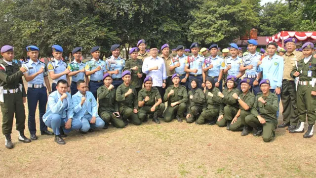 Kunjungi Kemah Kebangsaan Menwa Jayakarta, Ketua MPR Kampanyekan Friendly Competition