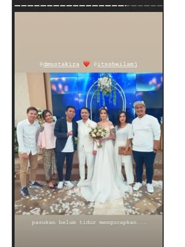 Sah, Ini 7 Potret Pernikahan Sheila Marcia yang Dilakukan Secara Tertutup