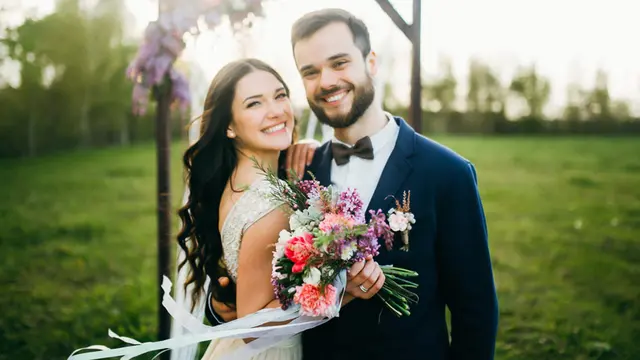 pengantin pernikahan