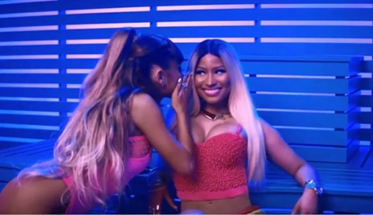 Single baru mengangkat kisah hubungan seksual itu, bernuansa reggae dan RnB. Bersama dengan Nicki lagu barunya itu dibawakan dalam acara MTV Video Music Awards 2016 lalu. (Instagram)