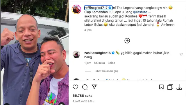 Raffi Ahmad dan Nagita Slavina Ulang Tahun, Dapat Kejutan Ulang Tahun dari Polisi yang 10 Tahun Lalu Menangkapnya