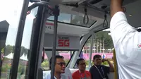 Sandiaga Jajal Mobil Tanpa Sopir di GBK