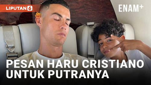 VIDEO: Putra Sulung Ulang Tahun ke-12, Cristiano Ronaldo beri Pesan Haru