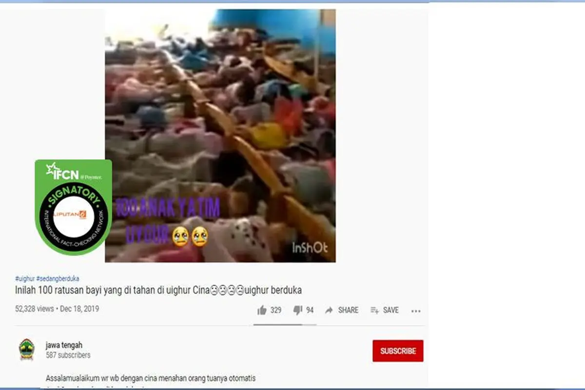 [Cek Fakta] Viral Video Anak-Anak Uighur Ditahan China, Fakta atau Hoaks?