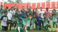 Persatu Tuban menyusul Persik Kediri sebagai wakil Jatim lolos ke babak 8 besar Liga 3. (Bola.com/Gatot Prasetyo)