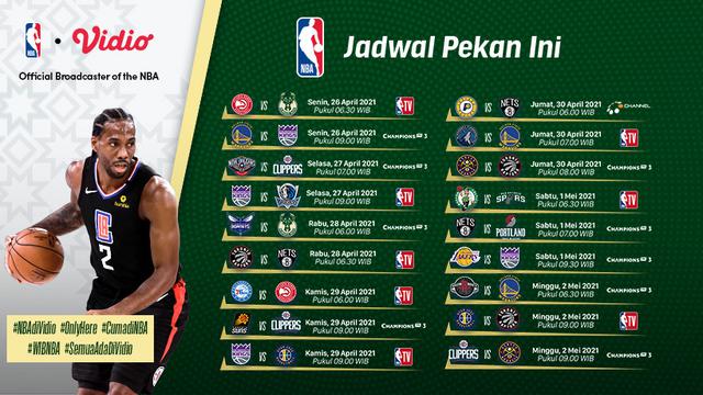 Streaming NBA Pekan Ini di Vidio