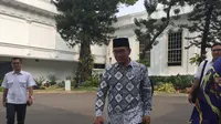 Gubernur Jawa Barat Ridwan Kamil menemui Presiden Jokowi di Istana Kepresidenan Jakarta. (Merdeka.com/Intan Umbari Prihatin)