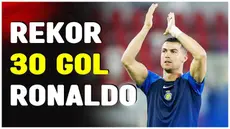 Berita video, Cristiano Ronaldo cetak gol ke-30 pada kemenangan Al Nassr atas Al Taawoun di King Abdullah Sport City Stadium, Minggu (31/12/2023).