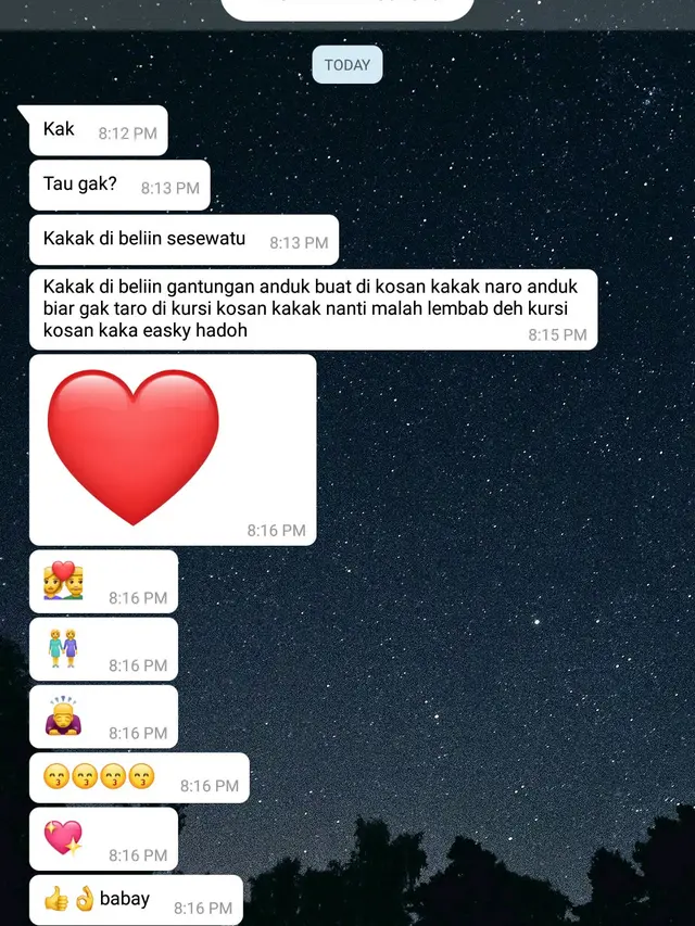 6 Chat Gemas Adik Beri Pujian ke Kakak Ini Bikin Senyum-Senyum
