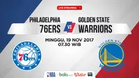 Golden State Warriors Vs Philadelphia 76ERS_2 (Bola.com/Adreanus Titus)