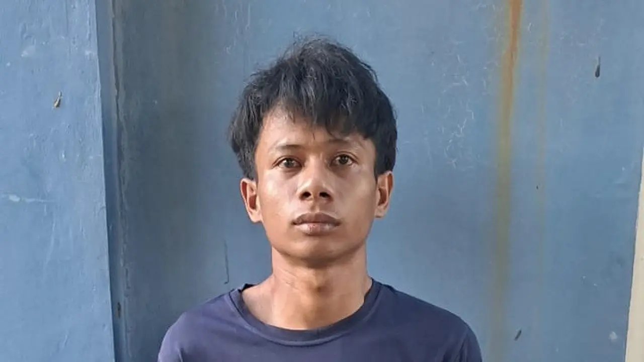 Aldi Purnama Ajis alias Aldino, tampang satu dari empat pelaku penyerangan seorang sopir truk hingga meninggal dunia, serta seorang kernet mengalami luka berat. Foto : (Istimewa).