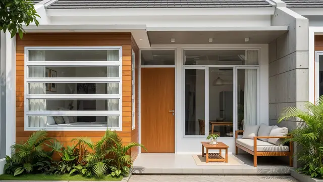 8 Model Rumah Mungil tapi Punya Jendela Besar, Terlihat Lapang dan Stylish Meski Lahan Terbatas