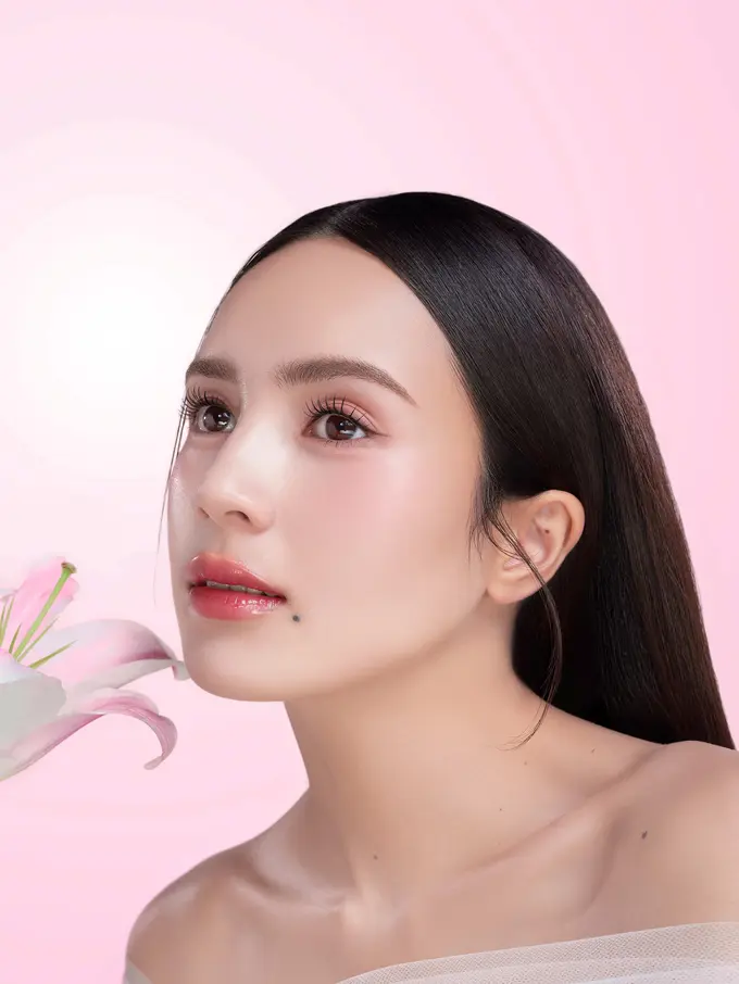 Makeup Korean Look ala Beby Tsabina untuk Valentine yang Lebih Romantis 