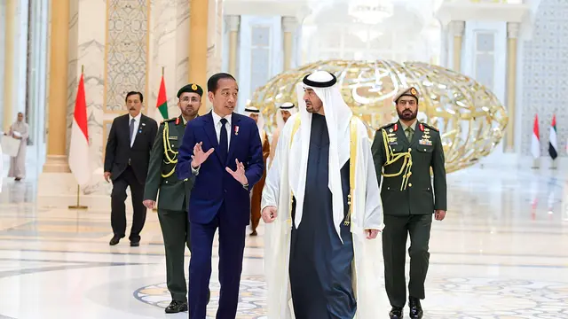Jokowi Bertemu MBZ