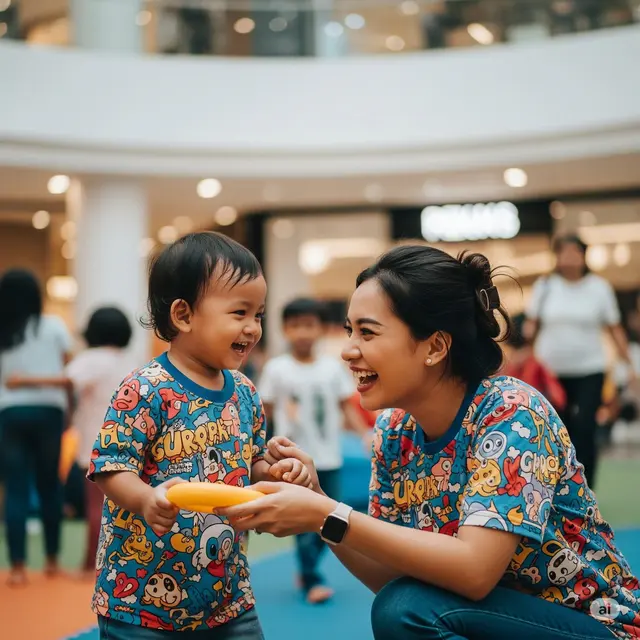Inspirasi Outfit Anak dan Ibu Terbaru 2025. Foto: Gemini