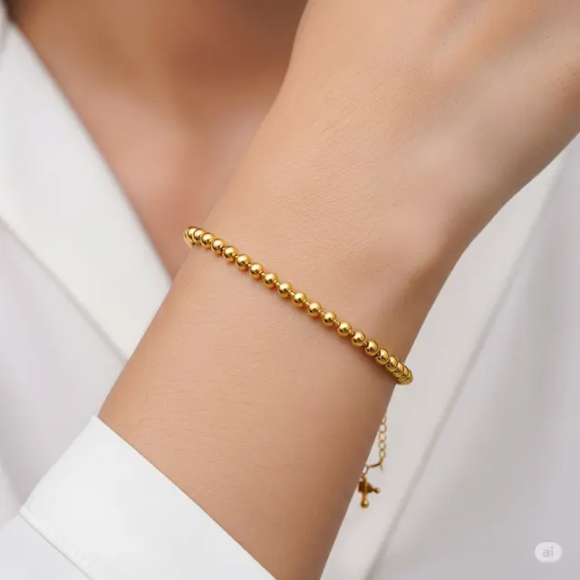 Model Gelang Emas 24 Karat 5 Gram Paling Awet. Foto: Gemini