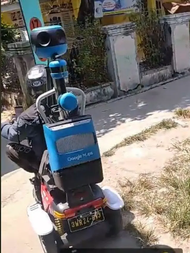 Viral Cara Kerja Google Maps, Survei Jalan Sempit Pakai Motor Roda Tiga
