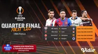 Link Live Streaming Liga Europa Perempat Final Leg Pertama di Vidio, 7&8 April 2022. (Sumber : dok. vidio.com)