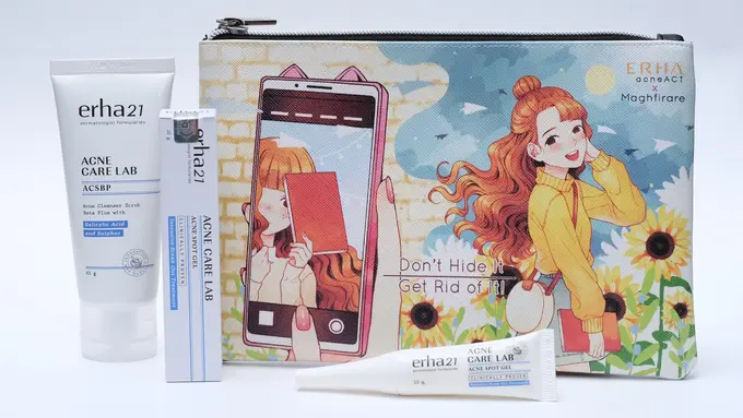 Ilustrasi pada Koleksi Skincare Meningkatkan Kesadaran Pentingnya Perawatan Kulit Berjerawat pada Remaja