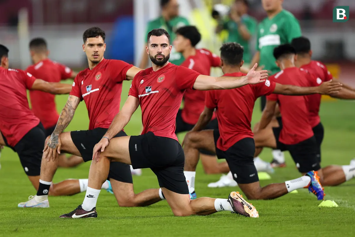 Latihan Resmi Timnas Indonesia Jelang Laga FIFA Matchday Melawan TimnasArgentina