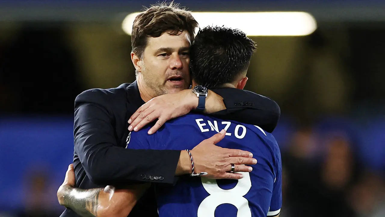 Foto: Ekspresi Lega Mauricio Pochettino Setelah Chelsea Raih 3 Poin Perdana di Liga Inggris Musim Ini
