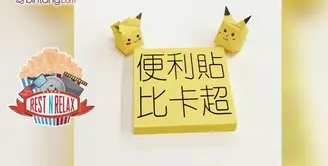 Cara Membuat Pikachu dari Sehelai Kertas