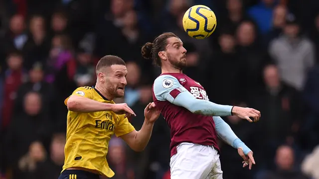 Skor Kacamata Akhiri Duel Arsenal Vs Burnley