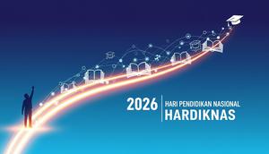 Ucapan Hardiknas 2026. (Foto: AI)