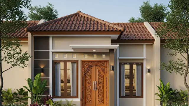 Rumah Mungil Lebar 3 Meter Tapi Elegan