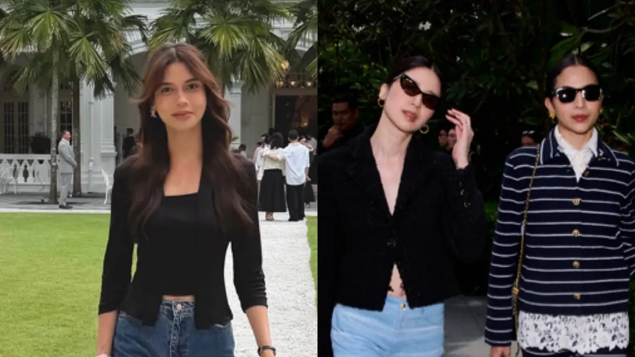 Adu Gaya Selebritis Indonesia di Chanel Cruise Singapore. Dok. Instagram