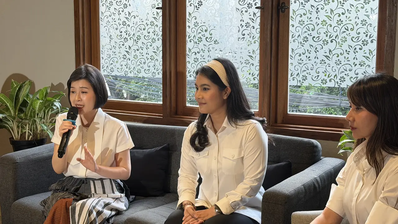 Sekretaris Dewan Pembina Partai Solidaritas Indonesia (PSI) Grace Natalie klarifikasi video unggahan ceramah JK