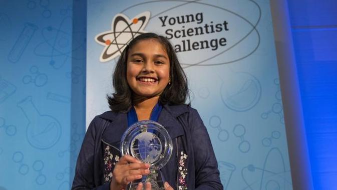 Gitanjali Rao, bocah sekolah yang meraih penghargaan America's top young scientist atau ilmuwan muda top AS. (discoveryeducation.com)