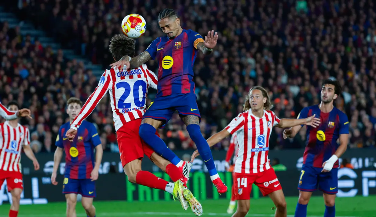 Atletico Madrid yang dilatih Diego Simeone datang dengan modal kemenangan 4-0 di leg pertama di Metropolitano. (AP Photo/Joan Monfort)